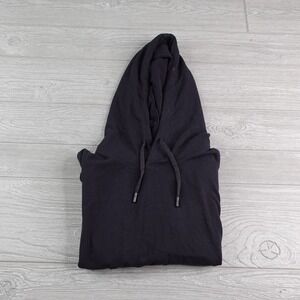 Cozy Earth Black Hoodie Men's Size Small Bamboo Stretch Lightweight Sweatshirt